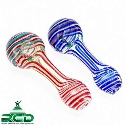 GLASS PIPE FLAT MOUTH GP3625 1CT